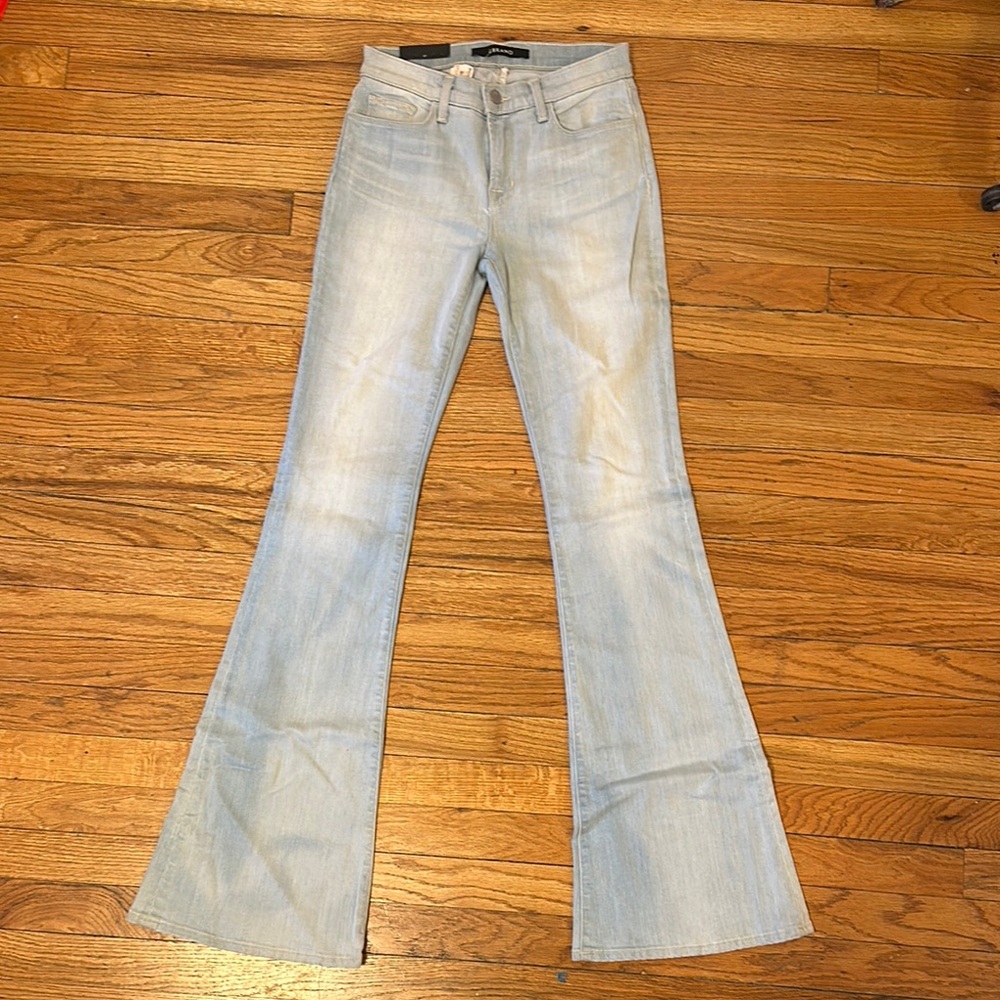Light Blue Women's Flared Jeans